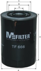 Filtru ulei TF 666 MFILTER